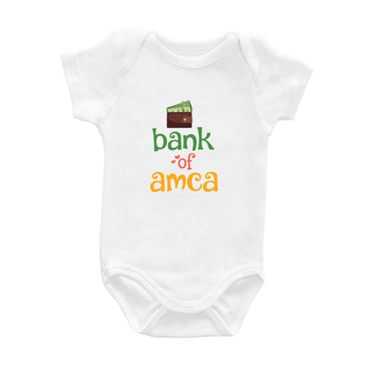 Bank of Amca – %100 Pamuk Baskılı Bebek Badi | Kivvy SoftTouch™