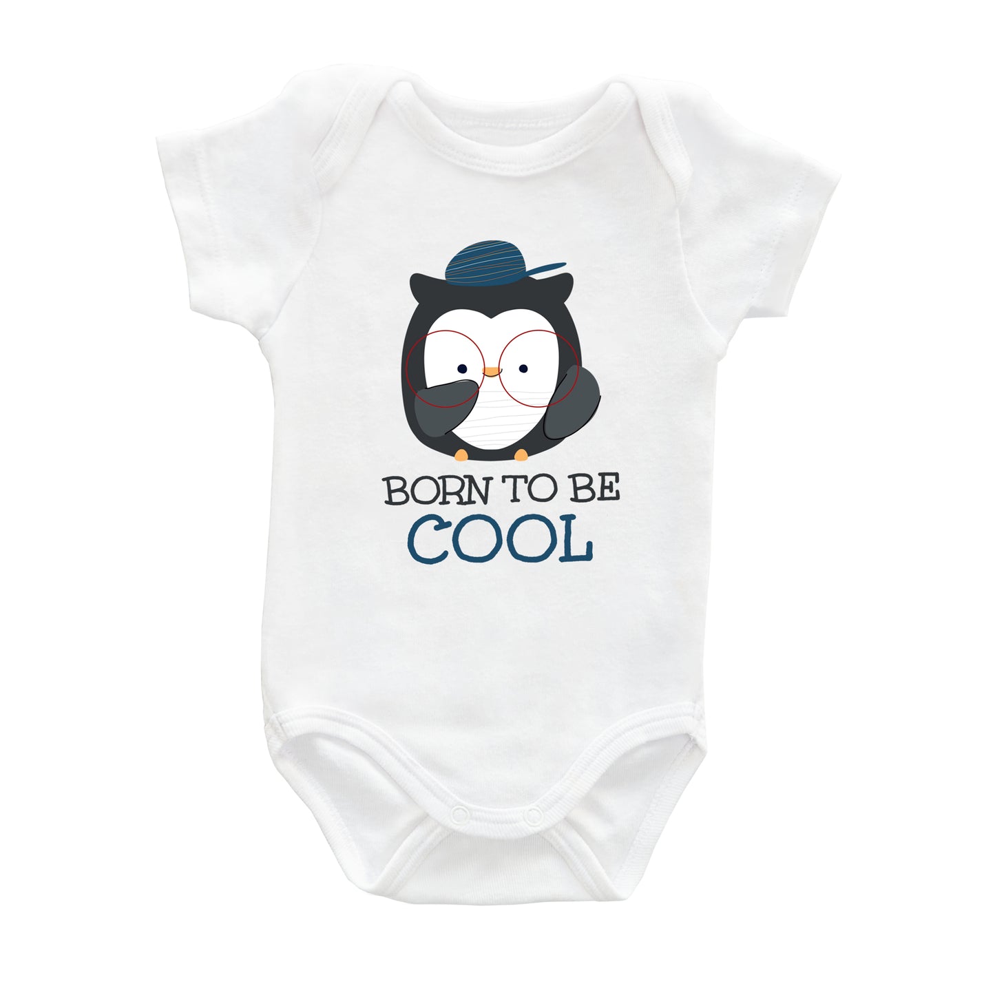 Havalı Olmak İçin Doğmuş – %100 Pamuk Baskılı Bebek Badi | Kivvy SoftTouch™